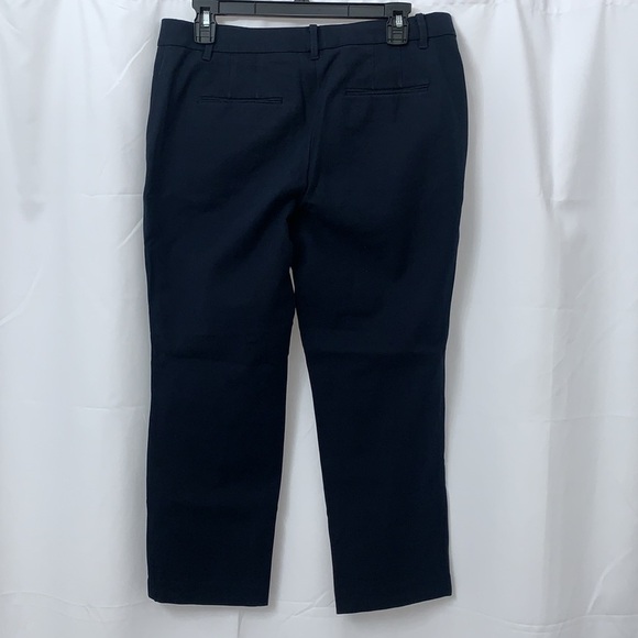 Women’s Ann Taylor Petite Curvy Fit Navy Pants Size 8P EUC - Picture 6 of 8